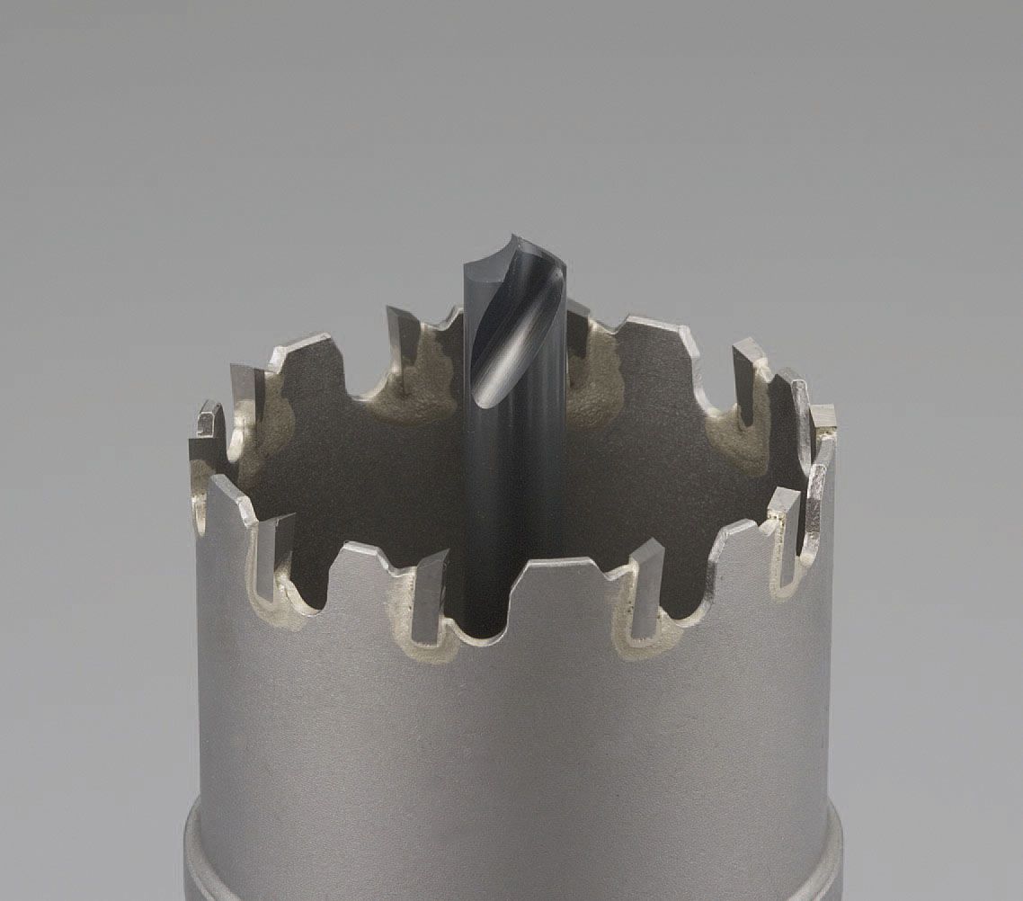 【メーカー在庫あり】 エスコ ESCO 55mm超硬付パイプ用ホールソー 000012213430 HD店