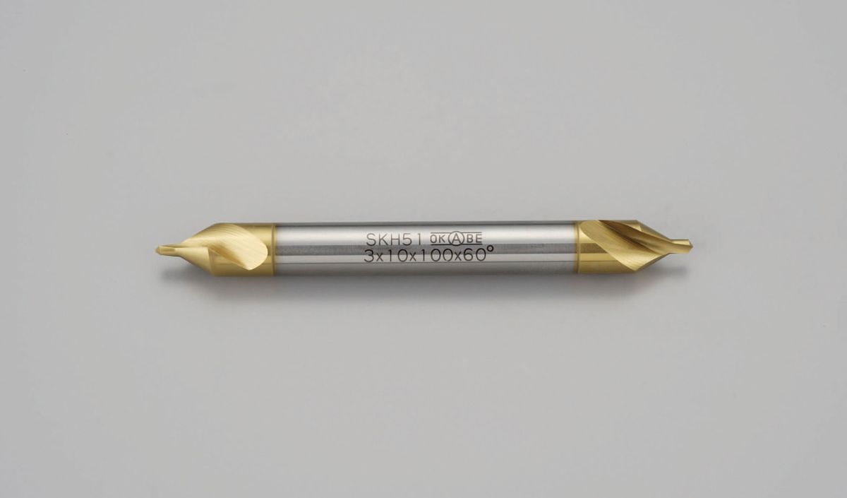 【メーカー在庫あり】 エスコ ESCO 1.0x100mm/60° センタードリル 軸 4.0mm/コーティング 000012213585 HD店
