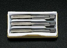 【メーカー在庫あり】 エスコ ESCO M 5 x0.5 ハンドタップ３本組 HSS 000012022631 HD店