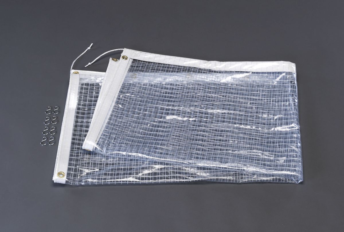 【メーカー在庫あり】 エスコ ESCO 1.5x2.0m ハトメ付防風シート 000012215944 HD店