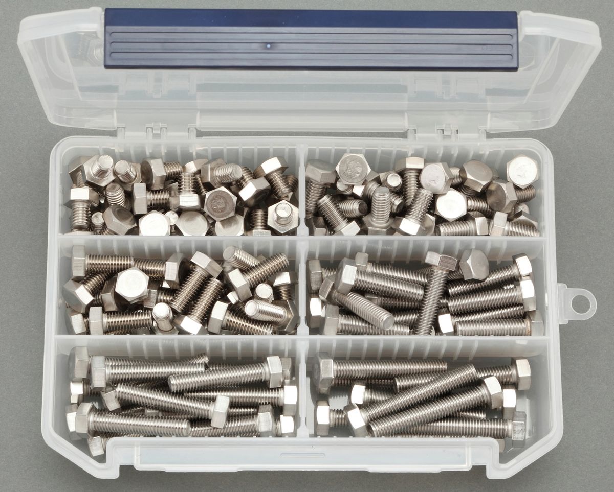 【メーカー在庫あり】 エスコ ESCO M8 六角ボルトセット ステンレス製 000012222111 HD店