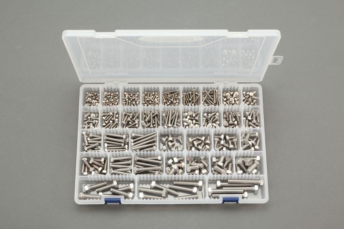 【メーカー在庫あり】 エスコ ESCO M3-M8 六角ボルトセット ステンレス製 000012248679 HD店