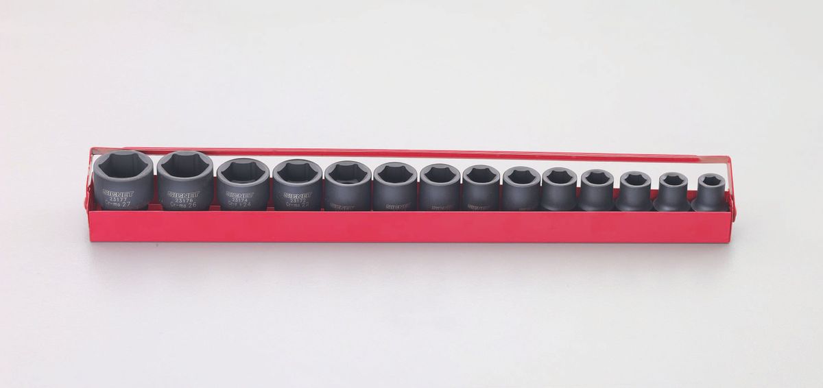【メーカー在庫あり】 エスコ(ESCO) 1/2"sq(10-27mm) インパクトソケットセット 000012236233 HD｜ヒロチー商事 ハーレー 店