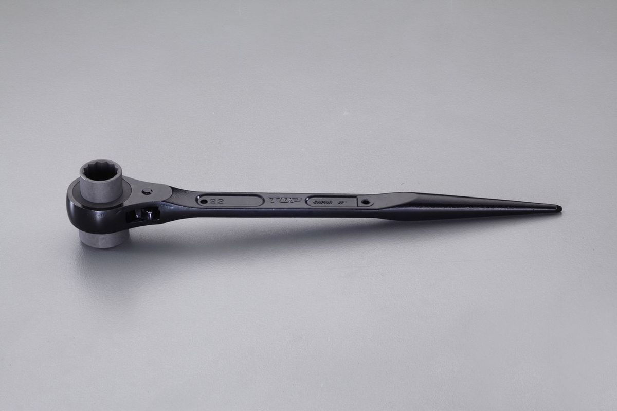 【メーカー在庫あり】 エスコ ESCO 13x17mm/278mm 両口ラチェットレンチ(シノ付) 000012258536 HD店