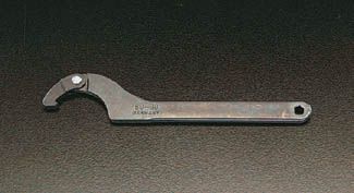 【メーカー在庫あり】 エスコ ESCO 155-230mm 自在フックレンチ 000012003962 HD店