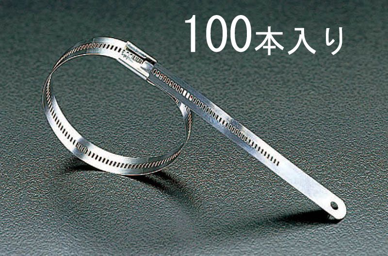 【メーカー在庫あり】 エスコ ESCO 6.9x225mm 結束バンド(316ステンレス製/100本) 000012013918 HD|ヒロチー商事 ハーレー 店