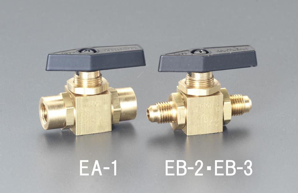 【メーカー在庫あり】 エスコ ESCO NPT1/8\"xNPT1/8\" パネルマウントボールバルブ 000012057213 HD