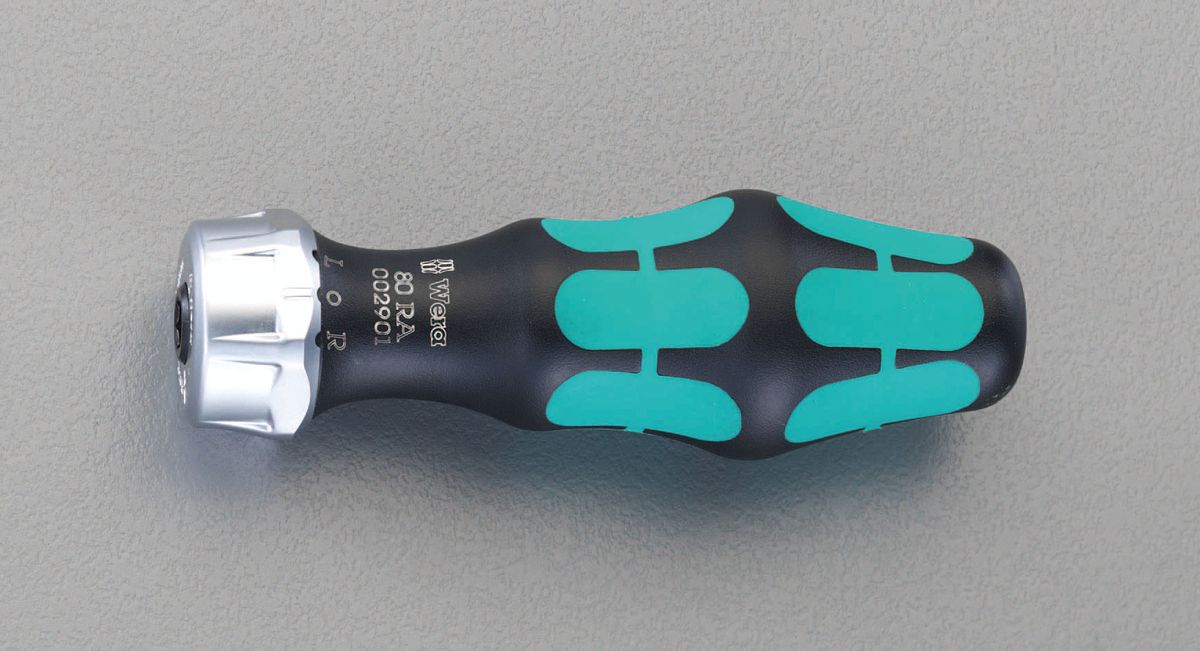 【メーカー在庫あり】 EA560WB25 エスコ ESCO 6.0mmHex/115mm ドライバーハンドル ラチェット 000012225906 HD店