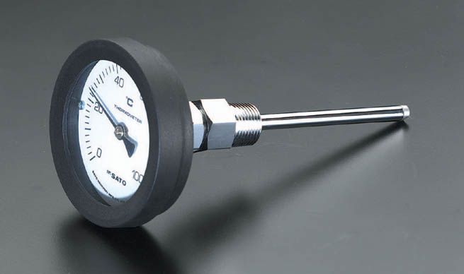 【メーカー在庫あり】 エスコ ESCO 0-200℃/150mm バイメタル式温度計 000012068849 HD店|ヒロチー商事 ハーレー 店
