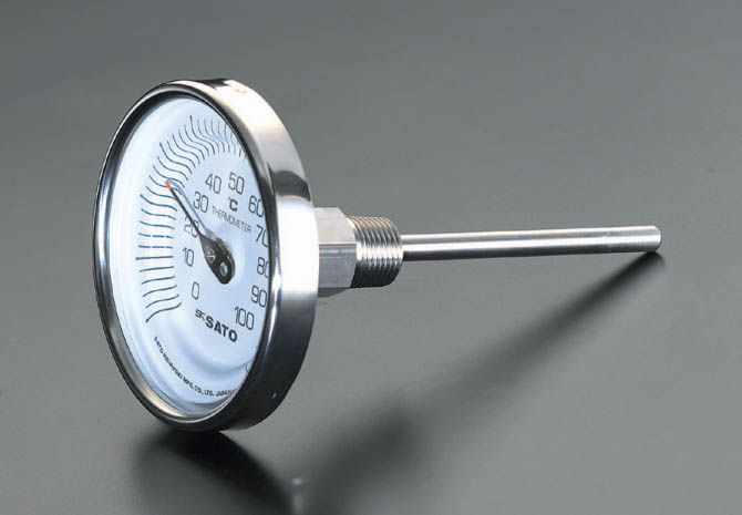 【メーカー在庫あり】 エスコ ESCO 0-150℃/100mm バイメタル式温度計 000012067682 HD店