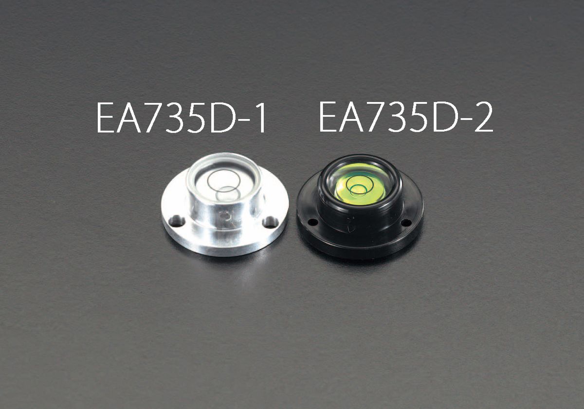 【製造業者店卸し資産あり】 エスコ ESCO 30x11粍 眼球気泡管水準器(白) 000012048802 固定ディスク店