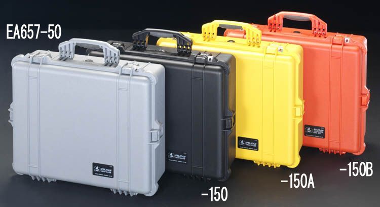 【メーカー在庫あり】 エスコ ESCO 425x284x155mm/内寸 万能防水ケース(黒) 000012015071 HD店