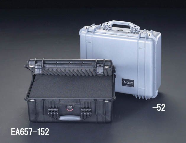 【メーカー在庫あり】 エスコ ESCO 459x327x171mm/内寸 万能防水ケース(黒) 000012033956 HD店