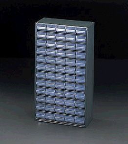 【メーカー在庫あり】 エスコ ESCO 307x150x555mm/5列12段 パーツキャビネツト 000012033707 HD店