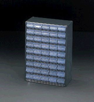 【メーカー在庫あり】 エスコ ESCO 307x150x420mm/5列 9段 パーツキャビネツト 000012033710 HD店
