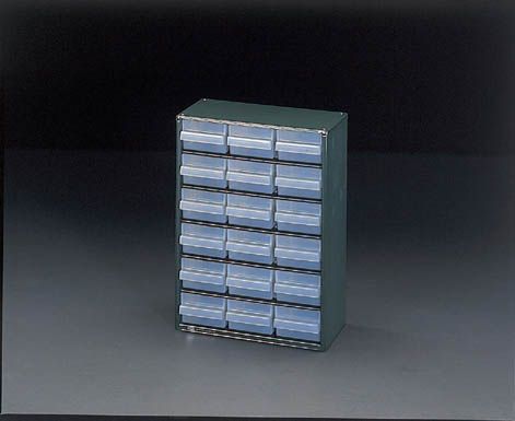 【メーカー在庫あり】 エスコ ESCO 307x150x420mm/3列 6段 パーツキャビネツト 000012033712 HD店