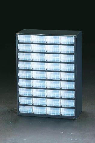 【メーカー在庫あり】 エスコ ESCO 307x150x420mm/4列 9段 パーツキャビネツト 000012004984 HD店