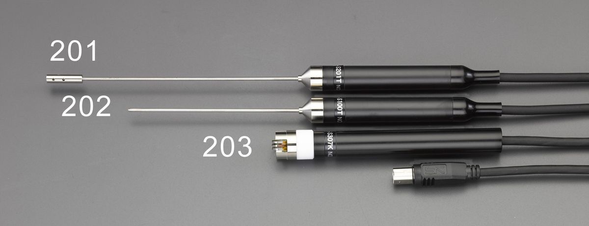 【メーカー在庫あり】 エスコ ESCO -30&deg;/150℃空気温度センサー(EA701SA-20用) 000012223211 HD店｜ヒロチー商事 ハーレー 店