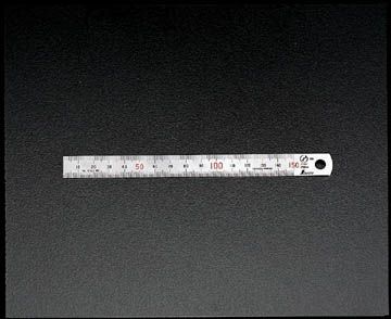 【メーカー在庫あり】 エスコ ESCO 1000mm シルバー直尺(マグネット付) 000012074058 HD店