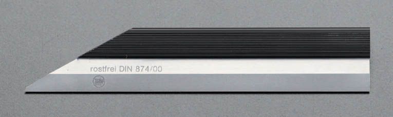 【メーカー在庫あり】 エスコ ESCO 125mm ナイフ形ストレートエッジ(INOX) 000012048352 HD店