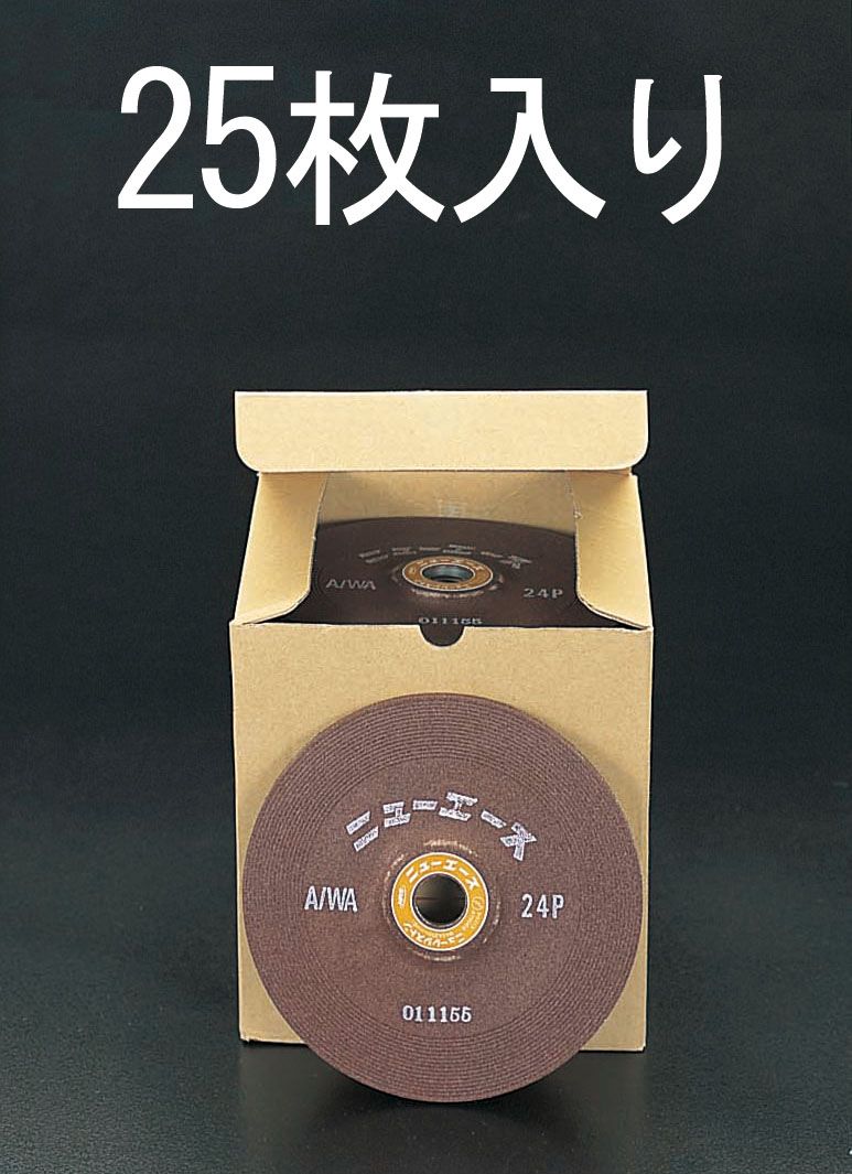 【メーカー在庫あり】 エスコ ESCO 180x6mm/WA24P オフセット型砥石 25枚 000012063671 HD店|ヒロチー商事 ハーレー 店