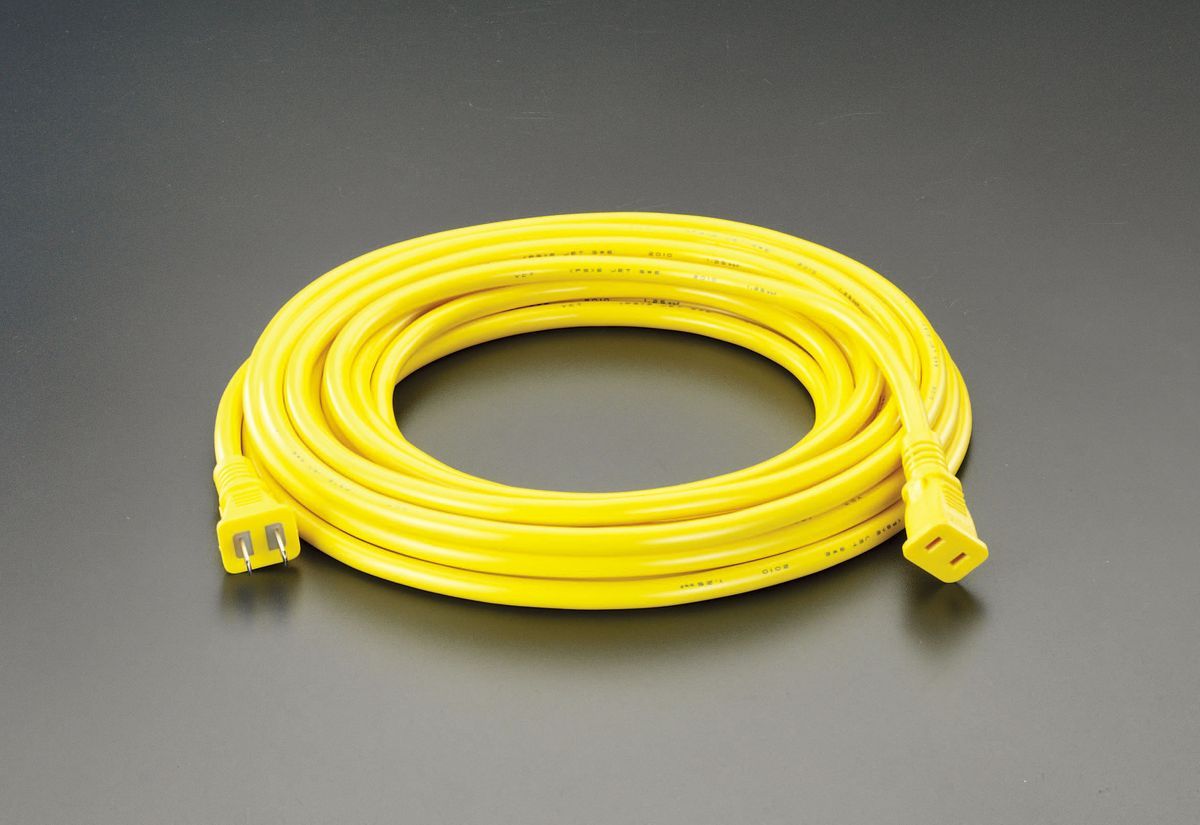 【メーカー在庫あり】 エスコ ESCO AC125V/15A/20m 延長コード 000012212741 HD店