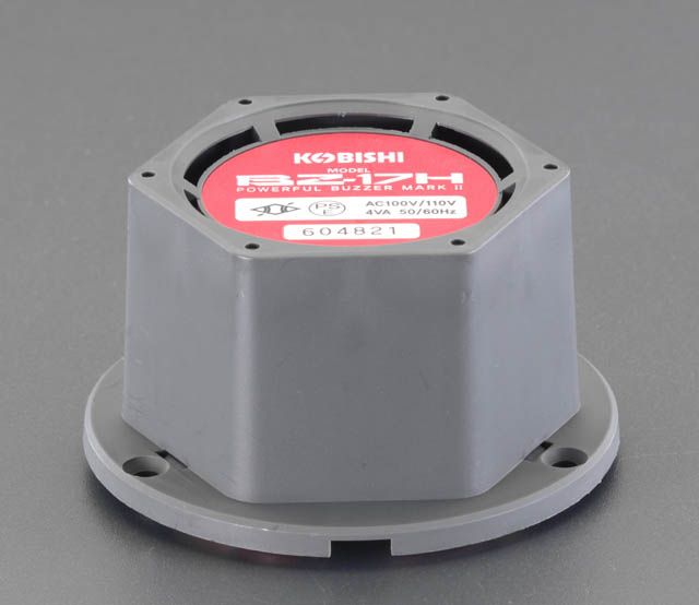 【メーカー在庫あり】 エスコ ESCO AC200V/92mm 強力ブザー 000012082147 HD店
