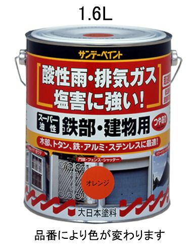 【メーカー在庫あり】 エスコ ESCO 1.6L 油性・多目的塗料/鉄部・建物用 白 000012082325 HD店