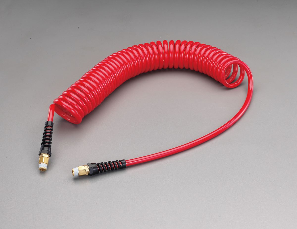 【メーカー在庫あり】 エスコ(ESCO) 8.0/ 12mm x 3m ウレタンエアーホース(スイベルオスねじ付) 000012235913 HD|ヒロチー商事 ハーレー 店