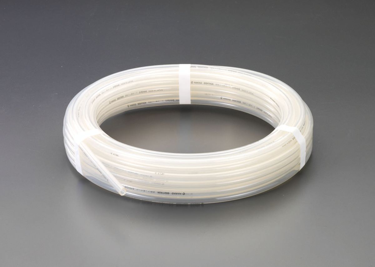 【メーカー在庫あり】 エスコ(ESCO) 8.0/ 12mmx20m フッ素樹脂ホース(2フッ化系) 000012095396 HD