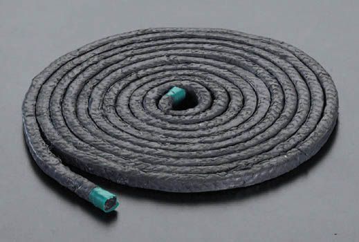 【メーカー在庫あり】 エスコ ESCO 4.8mmx3m テフロン含浸炭化繊維パッキン 000012045590 HD