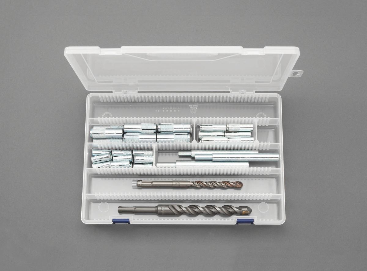 【メーカー在庫あり】 エスコ ESCO W3/8"・1/2" メスねじアンカーセット 000012242669 HD店|ヒロチー商事 ハーレー 店