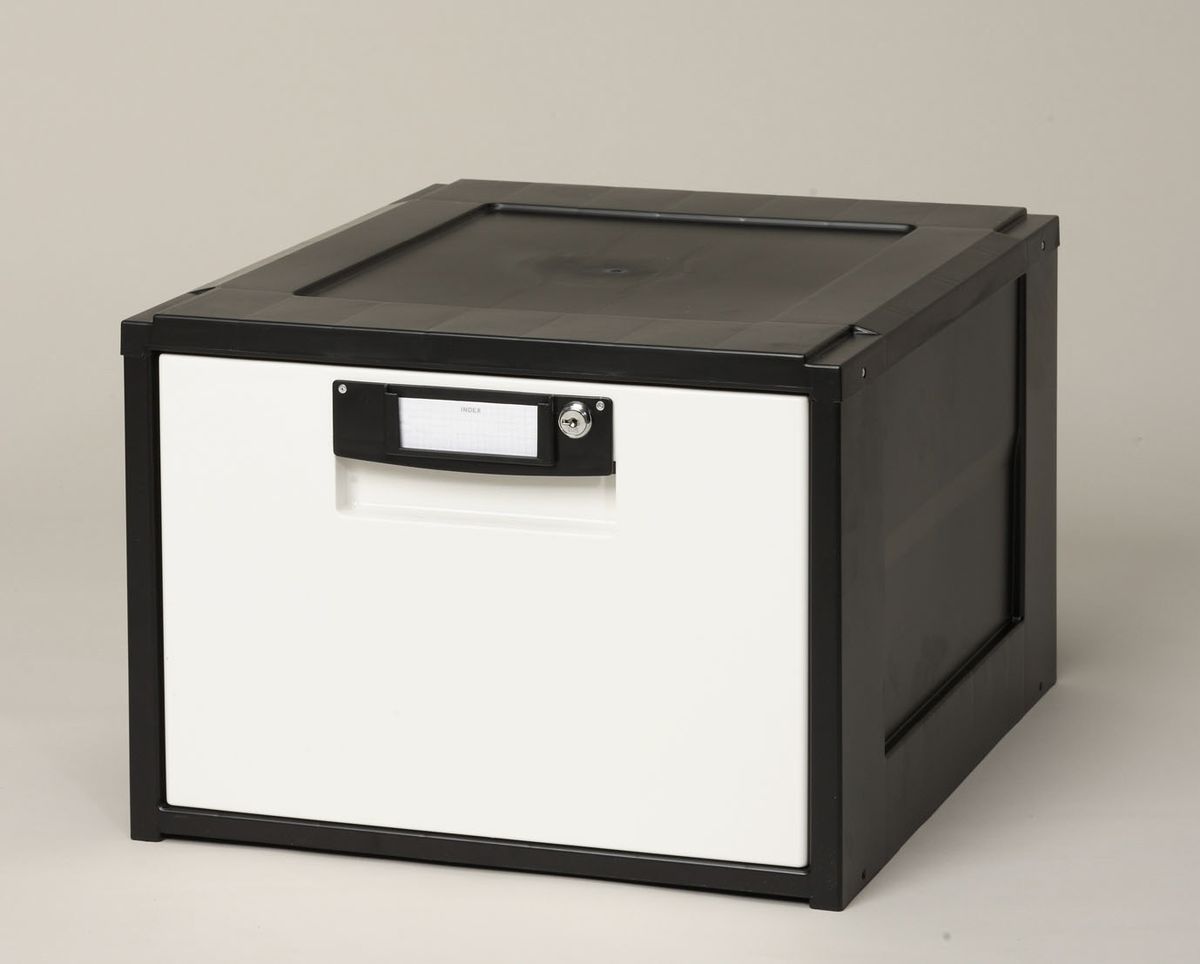 【製造業者店卸し資産あり】 エスコ ESCO 425x509x309粍 収納家具 深型 000012218103 固定ディスク店