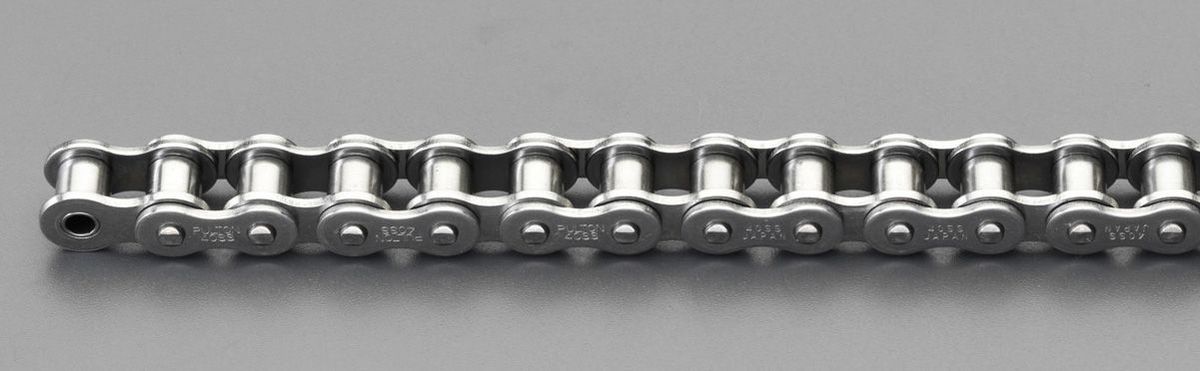 【製造業者店卸し資産あり】 エスコ ESCO #50 5/8\" 15.88粍 x3m 巻きチェーン店 ステンレス鋼 000012266080 固定ディスク店"