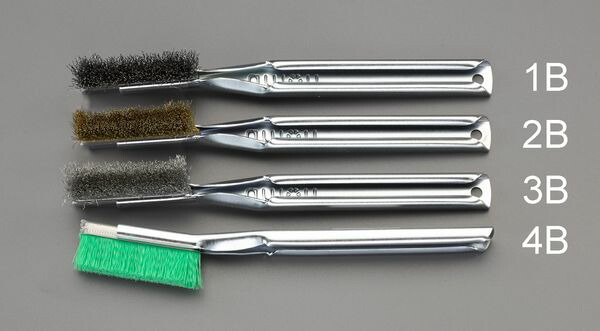 【メーカー在庫あり】 エスコ ESCO 210mm ブラシ(ステンレス製/直/10本) EA109GH-3B HD店