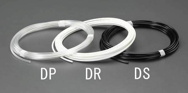 【メーカー在庫あり】 EA125DS-5D エスコ ESCO 5.0/8.0mmx20m ソフトウレタンチューブ(耐摩耗/ブラック)