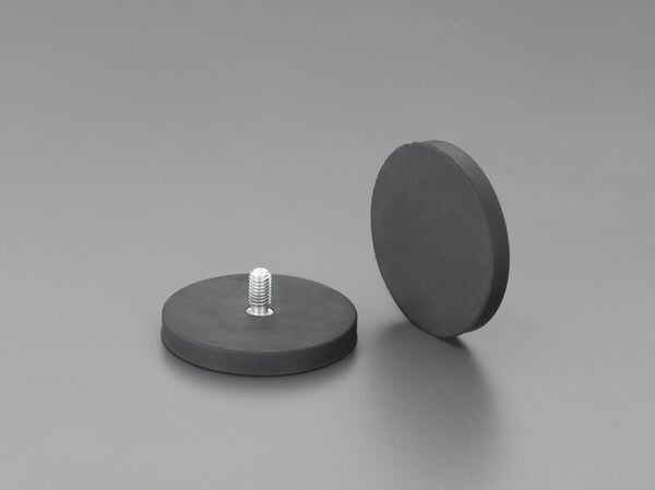 【製造業者店卸し資産あり】 EA781EE-64 エスコ ESCO φ88x8.5粍/M8x1.25/420N 豪然たる磁石(2個)