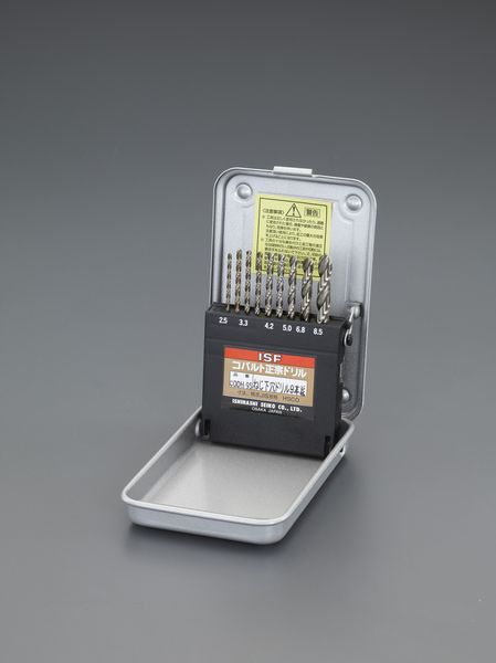 【メーカー在庫あり】 EA824BK-9 エスコ ESCO 2.5-8.5mm/9本組 ドリル(ネジ下穴･Co-HSS)｜ヒロチー商事 ハーレー 店