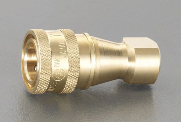 【メーカー在庫あり】 エスコ ESCO RC1・1/2インチ雌ねじカップリング(真鍮製) EA140BA-12 HD店
