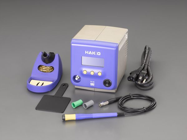 【メーカー在庫あり】 エスコ ESCO 100V/85W コントローラ付半田ごて(温度表示付) EA304AL HD店