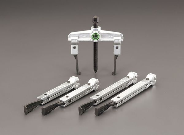 【メーカー在庫あり】 エスコ ESCO 120mm スライドアームプーラー3本セット(2本爪/超薄爪) EA500JG HD店