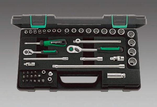【製造会社店卸し資産あり】 エスコ ESCO 1/4in・3/8insq ソケット鍵書き割り EA617BC-9 固定ディスク店