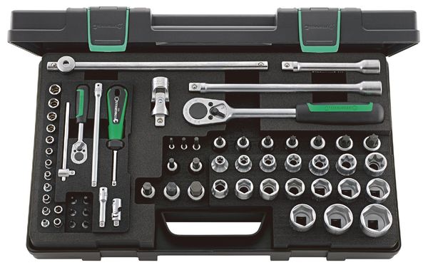【メーカー在庫あり】 エスコ ESCO 1/4インチsq・1/2インチsq ソケットレンチセット EA617DC-5A HD店