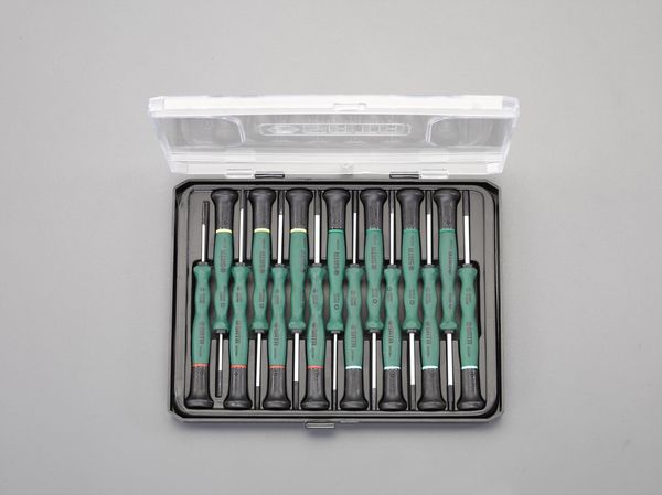 【メーカー在庫あり】 エスコ ESCO 15本組 精密ドライバーセット EA683SP-5 HD店