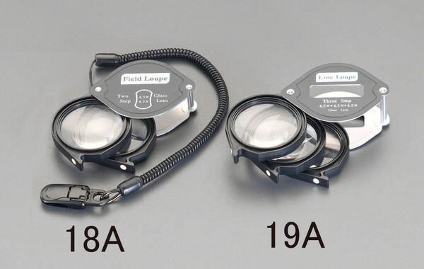 【メーカー在庫あり】 エスコ ESCO x4.5/x8/x12/36mm ポケットルーペ(3枚組) EA756AA-19A HD店