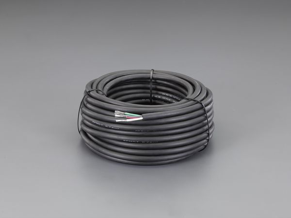 【メーカー在庫あり】 エスコ ESCO 2.0mm2 x50m/4芯 2種EPゴム キャブタイヤケーブル EA940AZ-25 HD店｜ヒロチー商事 ハーレー 店