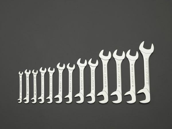 【メーカー在庫あり】 13本組/ 4-17mm 薄口スパナセット 000012289800 HD店