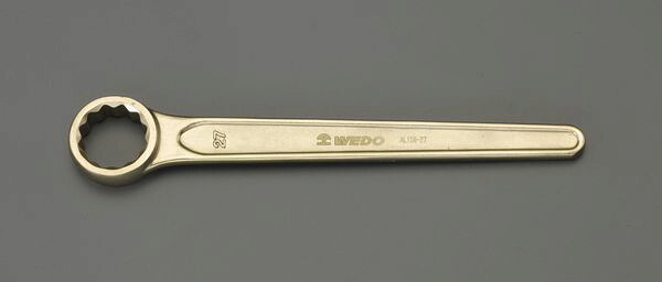 【メーカー在庫あり】 27mm 片口メガネレンチ(ノンスパーキング) 000012290586 HD店