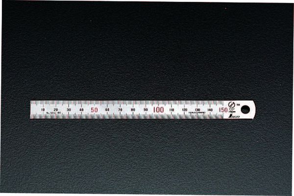 【メーカー在庫あり】 1500mm シルバー直尺 000012291197 HD店