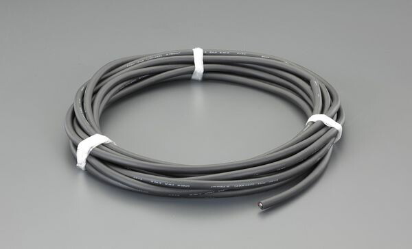 【メーカー在庫あり】 エスコ ESCO 8 mx 5m/4芯 ビニールキャブタイヤケーブル 000012292915 HD店|ヒロチー商事 ハーレー 店
